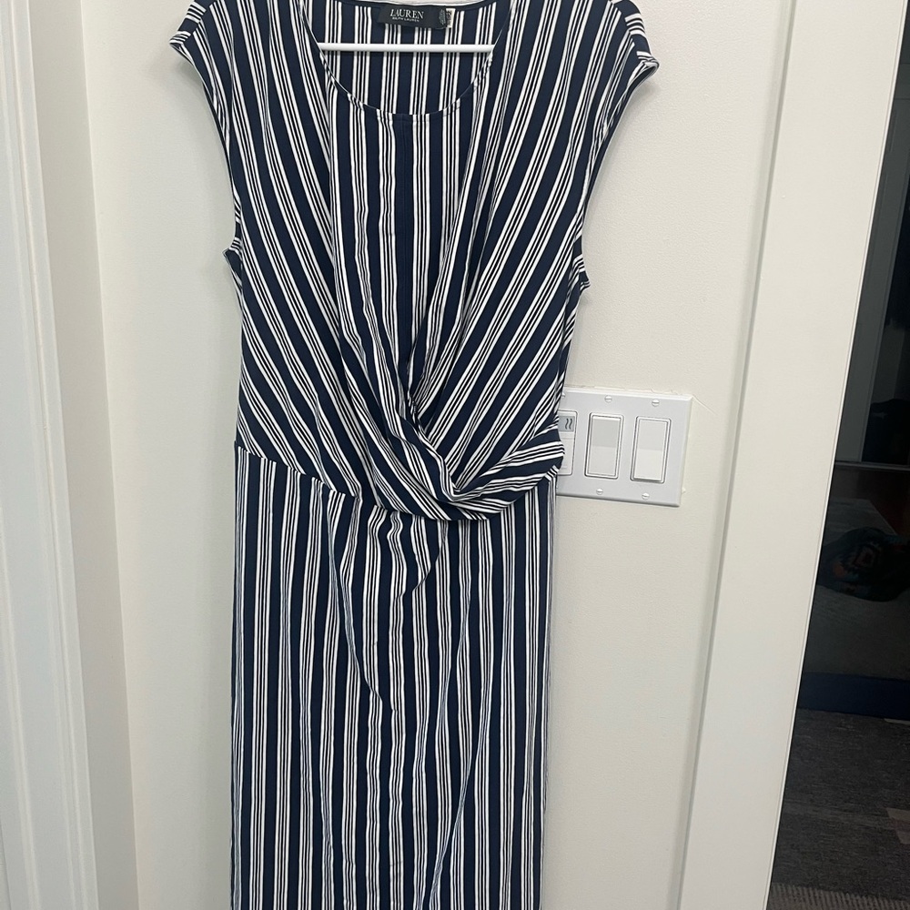 Ralph Lauren Navy & White striped Dress